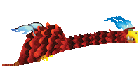 Red Dragon Sticker by Play Osmo
