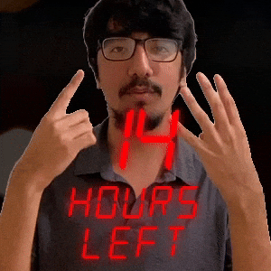 14 hours left