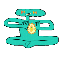 Chill Energy Sticker by Mr Tronch
