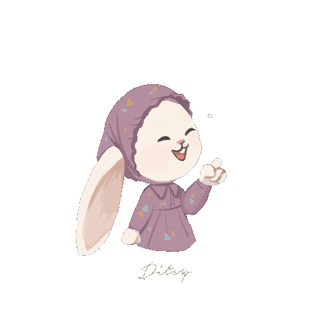 Bunny Sticker by Ditsy Creative