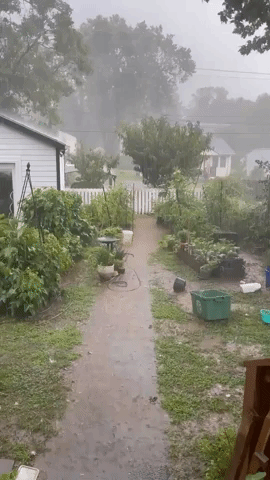 'Rapid Downpour' Arrives in Charlottesville, Virginia