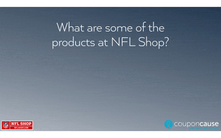 Nfl Shop Faq GIF by Coupon Cause