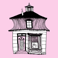 onefranshow pink white black house GIF