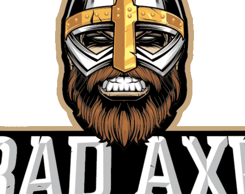 bad ass beard Sticker by Bad Axe Throwing