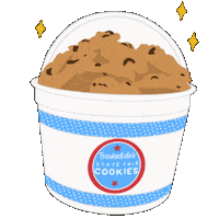 Chocolate Chip Cookies Sticker by Iowa State Fair