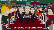 red carpet fans GIF by South Park 