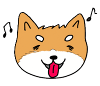 AKASHIKAIKYOPARK 柴犬 ハロ ごきげん ここな主任 Sticker