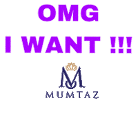 I Want Omg Sticker by MUMTAZ COLLECTIONS