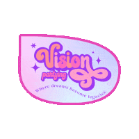 visionpartying fun party goal focus Sticker