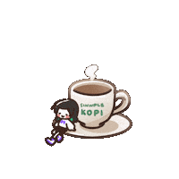 Hot Coffee Sticker