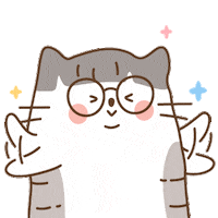 Lookiivn cartoon cutie cute cat funny cat Sticker