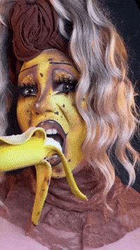 Yulettbeauty makeup banana odiosa yulettbeauty GIF