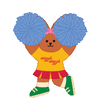 Rabbit Go Sticker by wiggle wiggle