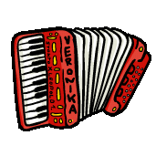 Leopold Harmonika Sticker by Streamarnica