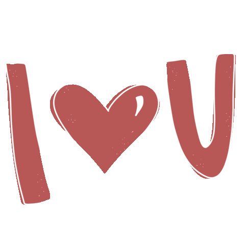 I Love You Heart Sticker