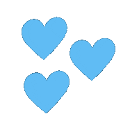 misskimmyskreations love heart hearts three hearts Sticker