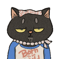 Cat Dude Sticker