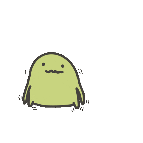 緊張 發抖 Sticker