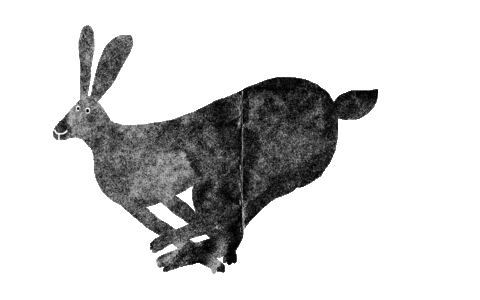 Bunny Hopping Sticker by Ezra W. Smith