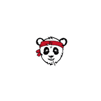 TokyosTaste crazy fish panda tasty Sticker