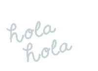 Hola Sticker by min & mun