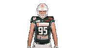 Hands Up Football Sticker by Schwäbisch Hall Unicorns