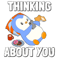 Blushing In Love Sticker by Pudgy Penguins