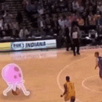 Jelly Fish Basketball GIF