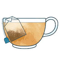 tea cup Sticker by The 1872 Clipper Tea Co.