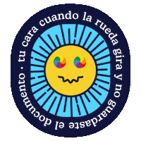 impresum face smiley acid error Sticker