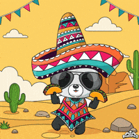 Cinco De Mayo Dancing GIF by PandaPals