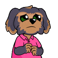 Sad Stress Sticker by BoDoggos