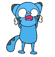 Scared Cat Sticker by whitaswhit