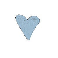 jooahn heart blue symbol jooahn Sticker