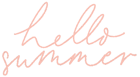 Summer Lettering Sticker