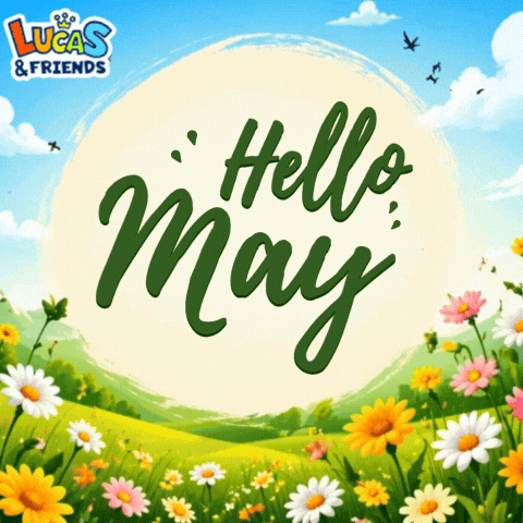 May First Of The Month GIF by Lucas and Friends by RV AppStudios