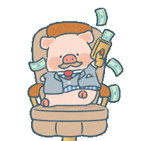 Piggy Sticker