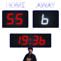 6 Away Sticker