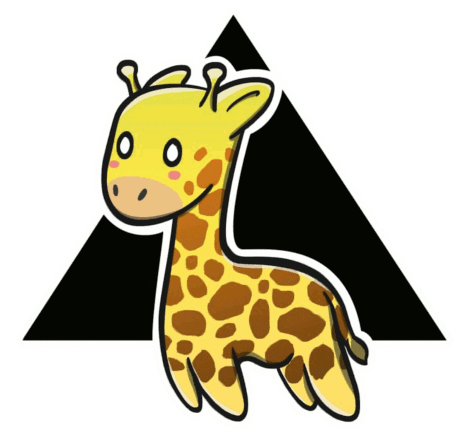 Ghost Giraffe Sticker by Pixel Bandits