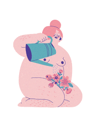 Fleurs Jardiniere GIF by Marie Boiseau