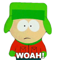 Kyle Broflovski Wow Sticker by South Park