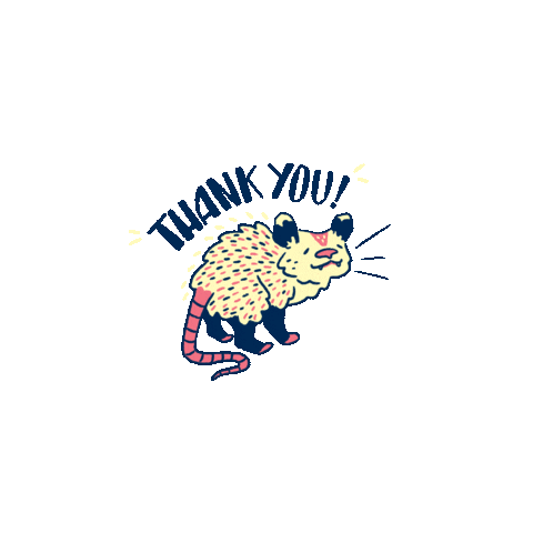 gremren giphyupload animal thanks thankyou Sticker