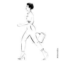sassy high heels GIF by Hilbrand Bos Illustrator