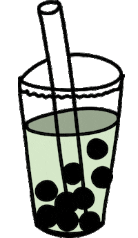 Bubble Tea Asian Sticker