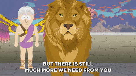 lion winning GIF by South Park 