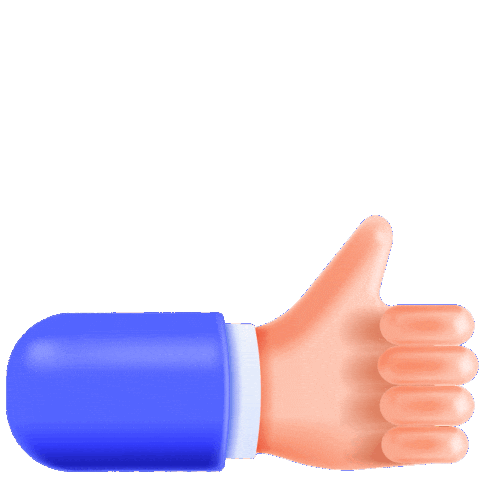 Thumbs Up Sticker by KOL.ID
