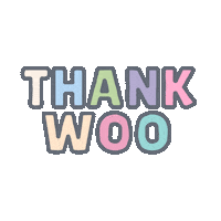 Thanks Thank You Dog Sticker