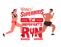 Finish Line Running Sticker by Century Tuna