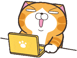 Cat Worrying Sticker by MochiDad