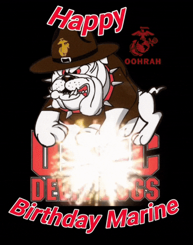SouthBronxNative giphyattribution usmc happy birthday marine GIF